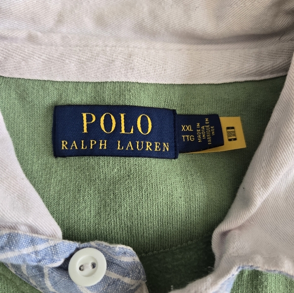 Polo Ralph Lauren Green Rugby Style Sweater - Picture 3 of 10